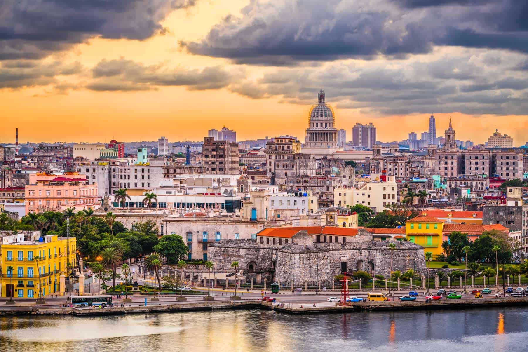 La Habana Vieja al atardecer
